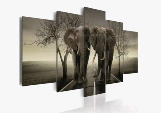 Majestic elephant wall art decor image 1