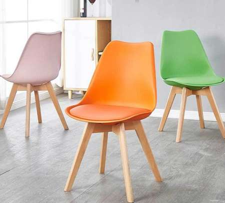 Office Chair: Padded Eames Dining Chair image 4