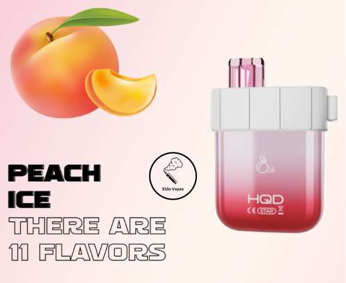 HQD Star 5000 Puffs Disposable Vapes – Peach Ice image 1