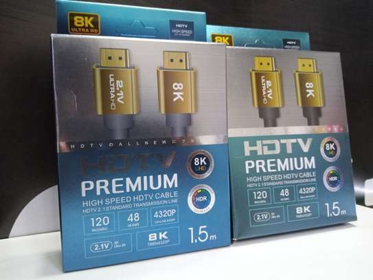 8K HDMI Cable 1.5m Ultra High Speed HDMI, 48Gbps for 8K60hz image 1