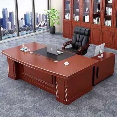 High-End Director’s Desk – Modern L-Shape Executive Desk image 3