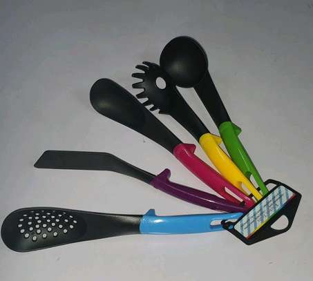 4 Serving spoon with ceramic handle image 2