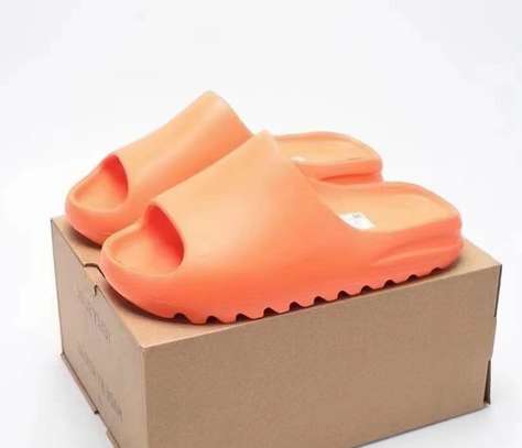Adidas Yeezy Slide Pure Orange Casual Shoes image 2