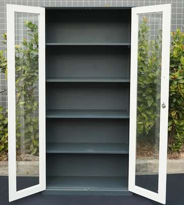 Office Cabinet; 2 Door Durable Glass Office Cabinet image 4