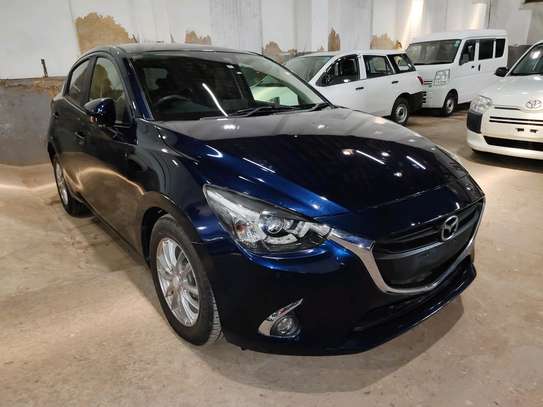 Mazda Demio petrol blue 2016 image 2