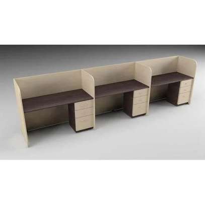 4-Way Office Working Station Desk image 4