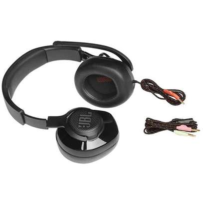JBL Quantum 200 Wired Over-Ear Gaming Headset (Black) image 2