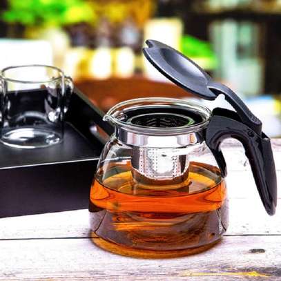 High Temperature Resistant Glass Infusion Tea Pot image 1