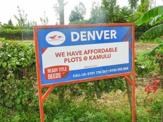 50*100Ft Plots in Kamulu Town image 1