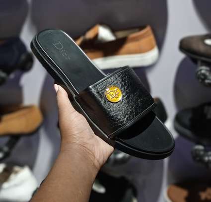Legitimate geniune leather unisex designer sandals image 3