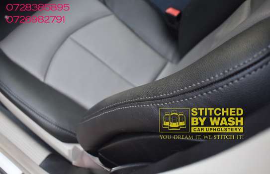 Mercedes C200 seat covers upholstery image 2
