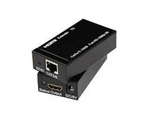 HDMI extender over single Cat5/Cat6 ethernet cable image 1
