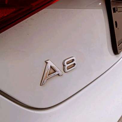 Audi A8 white colour 2018 sunroof image 2