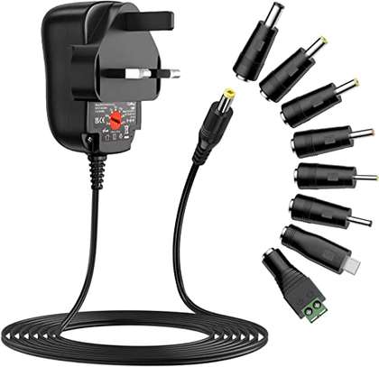 12W Universal Adjustable Power Adapter Charger image 1
