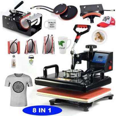 Generic 8 In 1 Heat Press Machine Digital Combo image 1