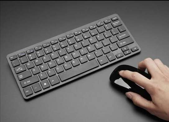 Wireless keyboard with mouse image 1