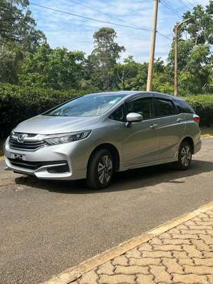Honda stream shuttle fully 2018 model silver colour. image 1
