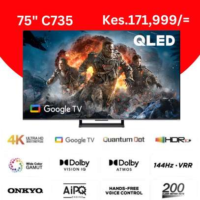 TCL 75" C735 QLED 4K Google TV- 75C735 image 1