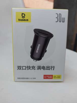 Baseus Circular A+C 30W PPS Car Charger image 1