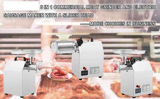 Powerful Food Meat Grinder Multifunction Meat Mincer Commercial Electric Domestic Use 1.1KW TK22 image 1
