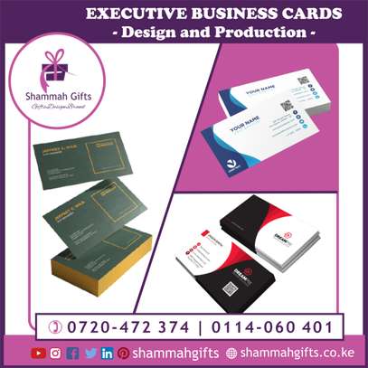 EXECUTIVE BUSINESS CARDS - Design & Production image 1