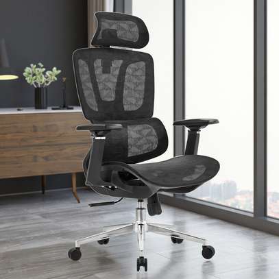 OFFICE CHAIR: Black Orthopedic Office Chair image 2