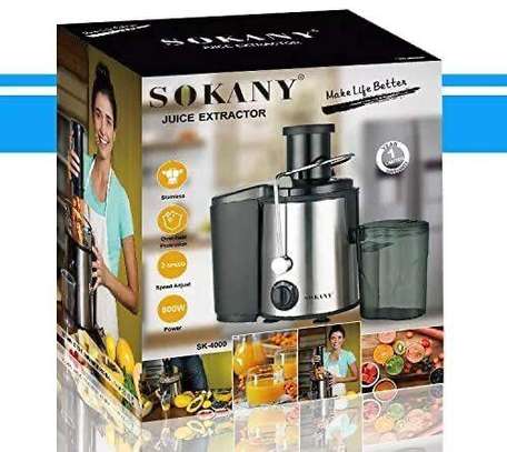 800 Watts Sokany Juicer   Brand: Sokany SK-4000 image 1