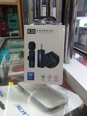 Wireless 3.5mm Lapel Noise Reduction Microphone K35 Condens image 1