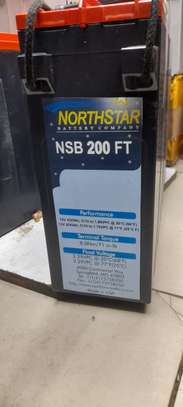 Black Northstar Slim Lithium  200ah battery image 1