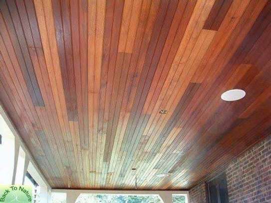 TNG Mahogany ceiling boards 4*1" & 6*1" (sold  per foot) image 1