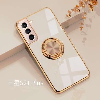 Luxury Magnetic Ring Holder case for Samsung S21 Series image 2