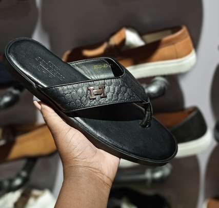 Legitimate geniune leather unisex designer sandals image 7