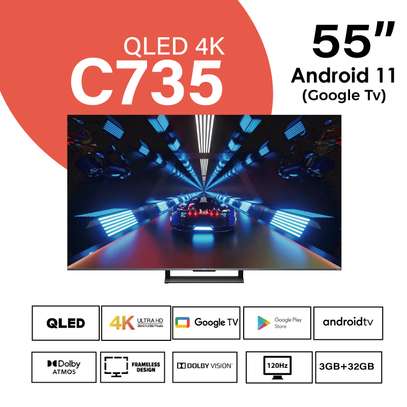 TCL 55″ C735 Smart QLED 4K HDR Google TV image 1