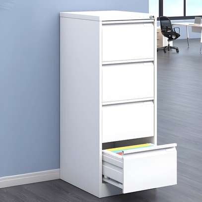 Office file cabinet: Lockable 4-drawer file cabinet image 2