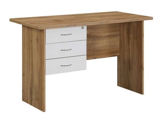 Office tables: 100cm wooden study home office table image 2