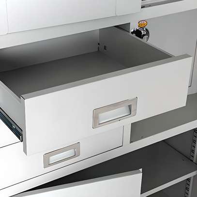 Office 2-Door Steel Storage Unit with Safe image 2