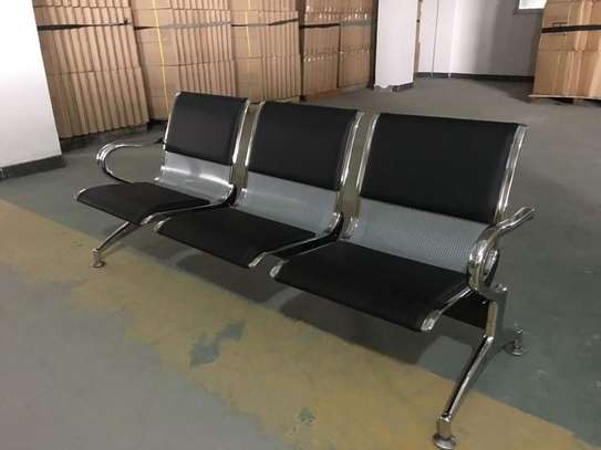 Heavy duty linked office visitor waiting seat image 5