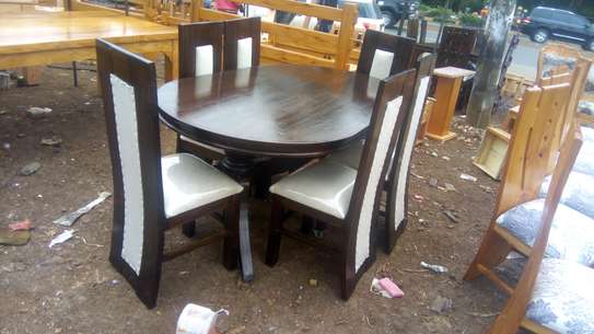 Dinning table with 6chairs image 1