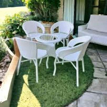 Dining Sets: White 2- Chairs and a Table Dining Set image 9