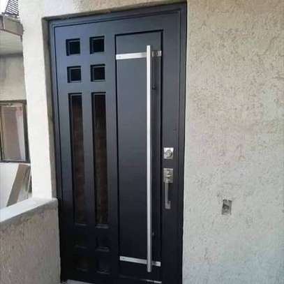 QUALITY MODERN STEEL SINGLE DOOR image 13