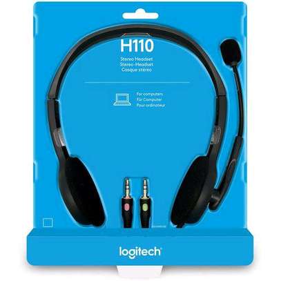 Logitech H110 Headset With Noise Cancelling Microphone image 1
