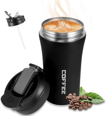 400ml coffee thermocup with 2 locking outlets image 1
