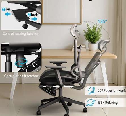 Office Chair: Orthopedic Office Chair with Lumbar Support image 4