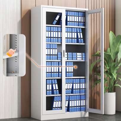 Office Cabinet: Full-Glass Office Storage Cabinet image 2