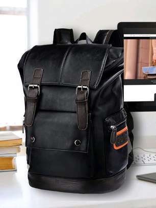 Fur Jaden Black Leatherette Laptop bag image 1