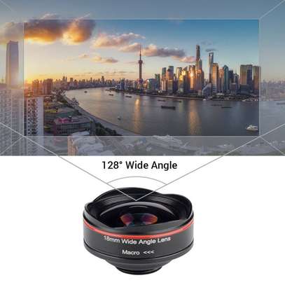 Macro Lens Clip 3 in 1 HD Fish Eye Camera image 4