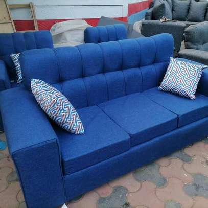AVAILABLE READY MADE 3 SEATER SOFA image 1