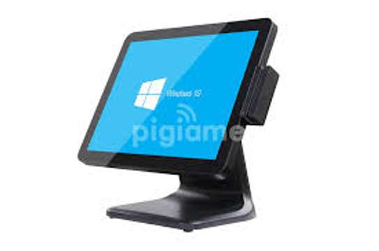 All in one POS Touch screen monitor with MSR image 1