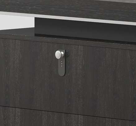 Office Desk: 1.6M Modern Aesthetic Corporate Desk image 5