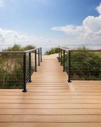 Composite Decking Boards Grey Oak Hollow Core image 2